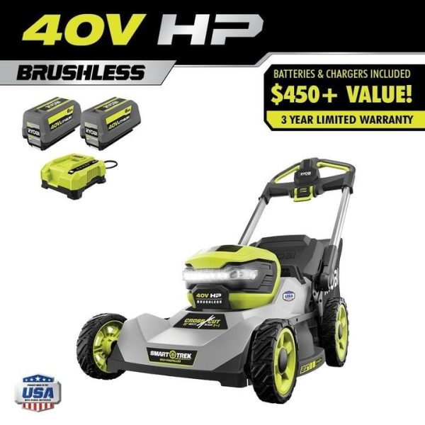 40V HP Brushless 21 Self-Propelled Multi-Blade Mower Kit - Image 1