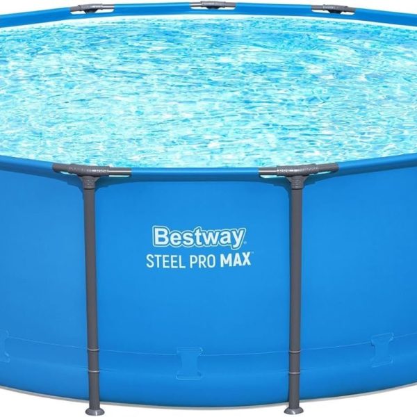Bestway Steel Pro Max 15 x 48 Round Above Ground Pool Kit - Image 1