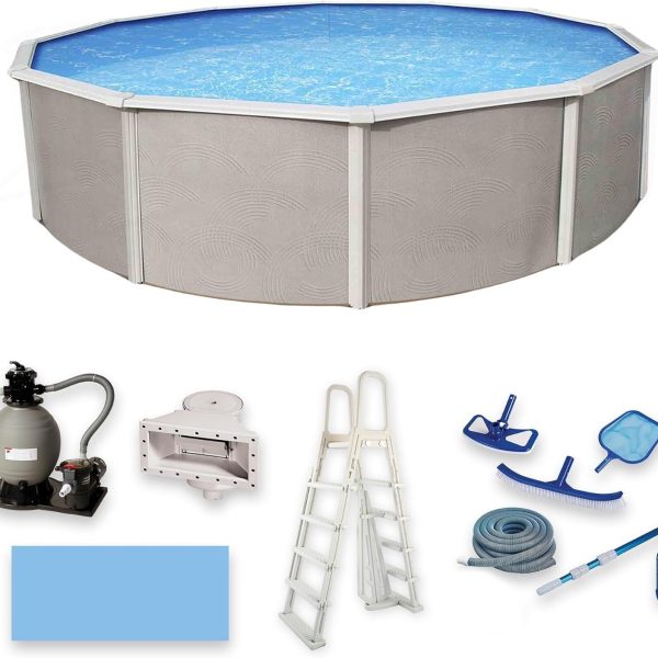 Blue Wave Belize 15 Round Above Ground Pool - Image 1