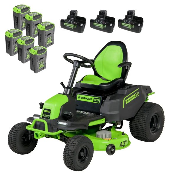 Greenworks 60V 42 Cordless Battery CrossoverT Riding Lawn Mower - Image 1