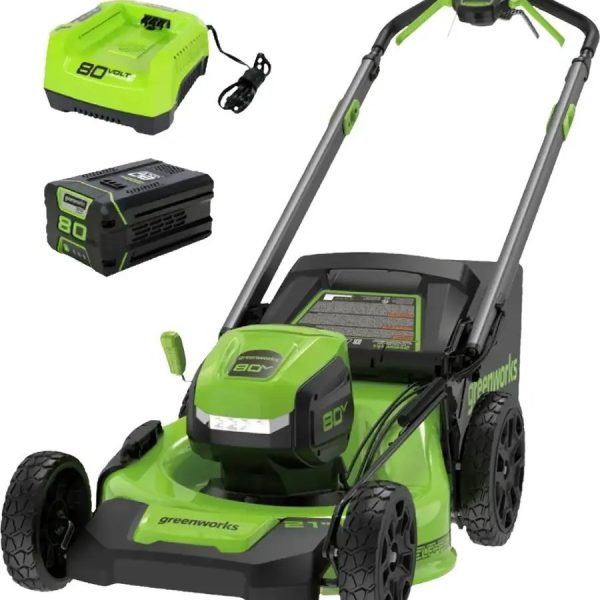 Greenworks 80V 21-Inch Self-Propelled Lawn Mower - Image 1