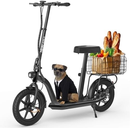 Hiboy MAX Pro Electric Scooter, 46.6 Mi Long Range, 22 MPH Power by 650W MAX Motor, 11 Pneumatic Tires, Split Hub Design, Dual Suspension, 265lbs MAX Load, Commuting Electric Scooter for Adults - Image 1