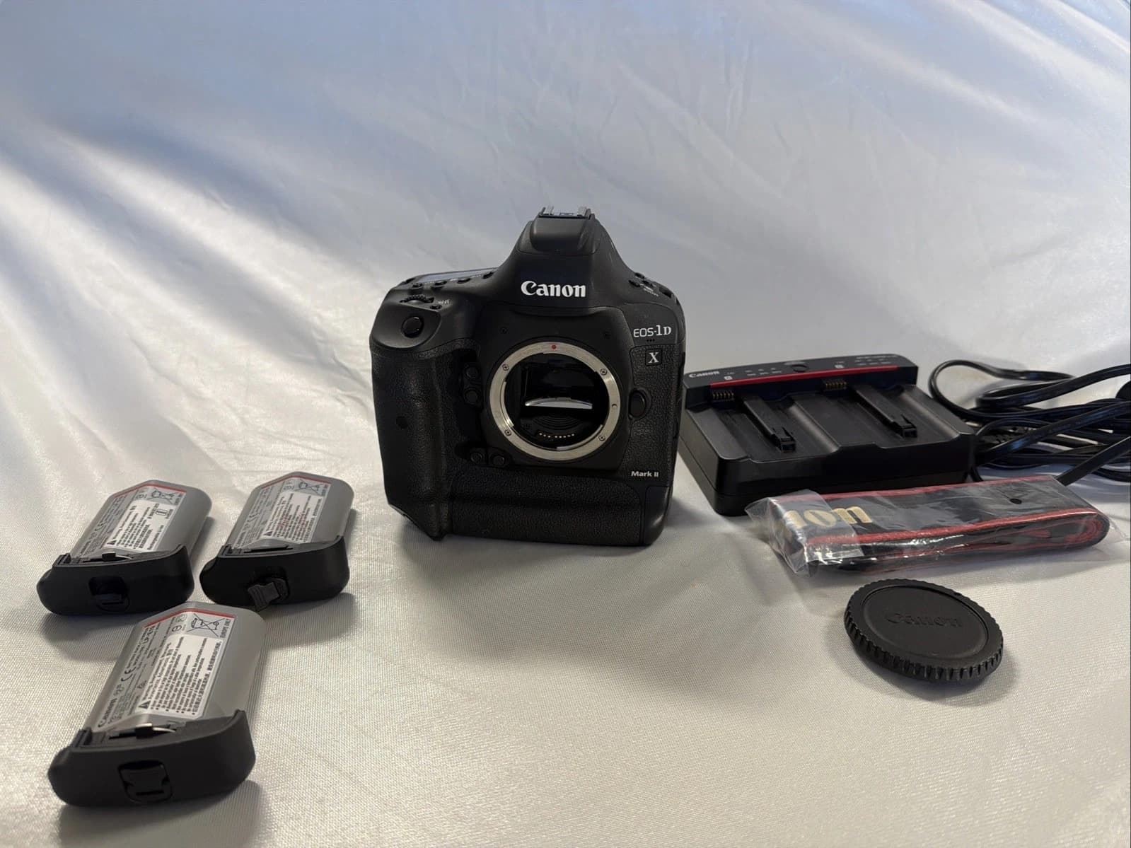 Canon EOS-1D X Mark II DSLR Camera – 55K Shutter Count – Pro Body with Extras - Image 1