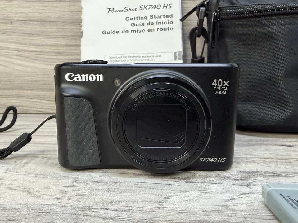 Canon PowerShot SX740 HS 4K Digital Camera – 20.3MP, 40x Zoom, WiFi Compact - Image 1
