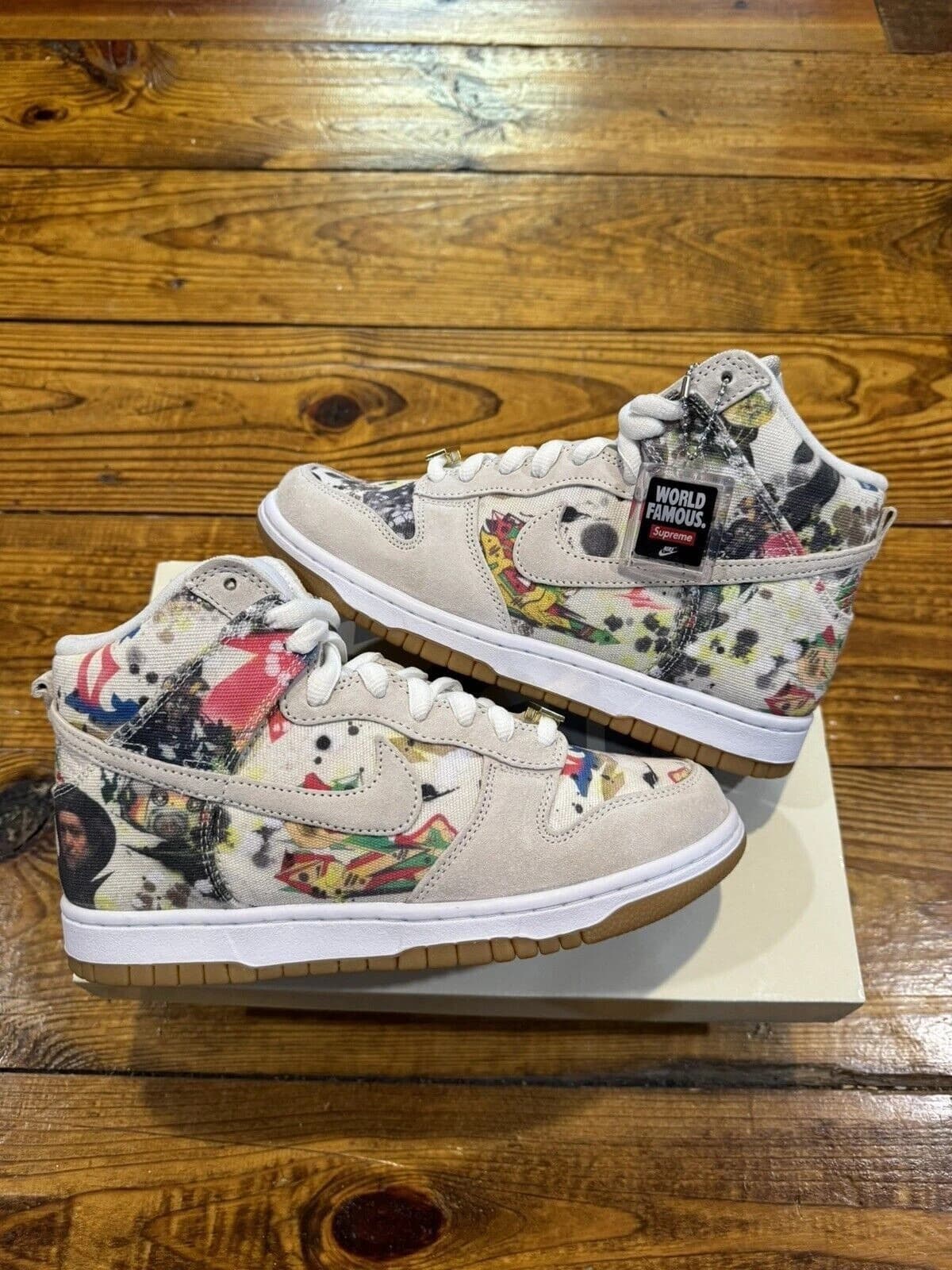 Nike SB Dunk High Supreme Rammellzee 2023 Size 6 Mens FD8779 100 Skateboard - Image 1