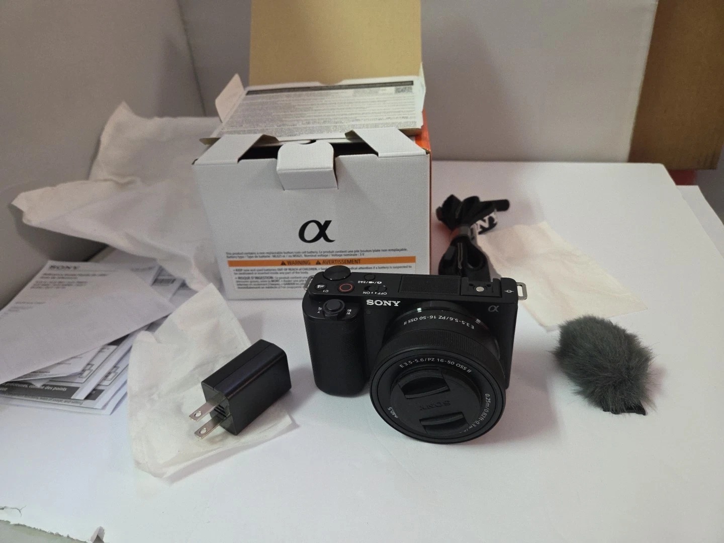 Sony ZV-E10 Mirrorless Vlog Camera w/ 16-50mm Lens – Excellent Condition - Image 1