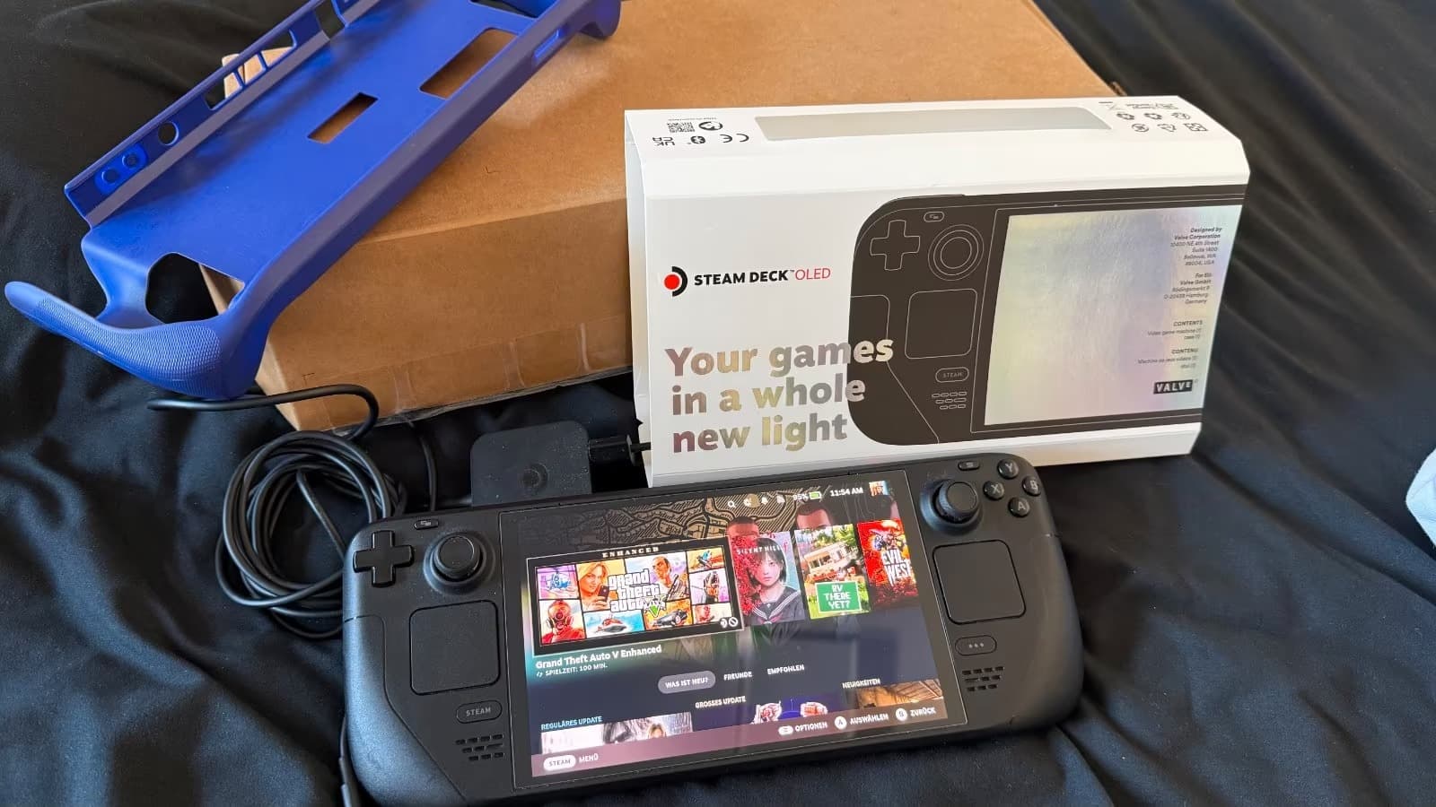 Steam Deck OLED 512GB + 1TB SD Card + Dock + Accessories - Image 1