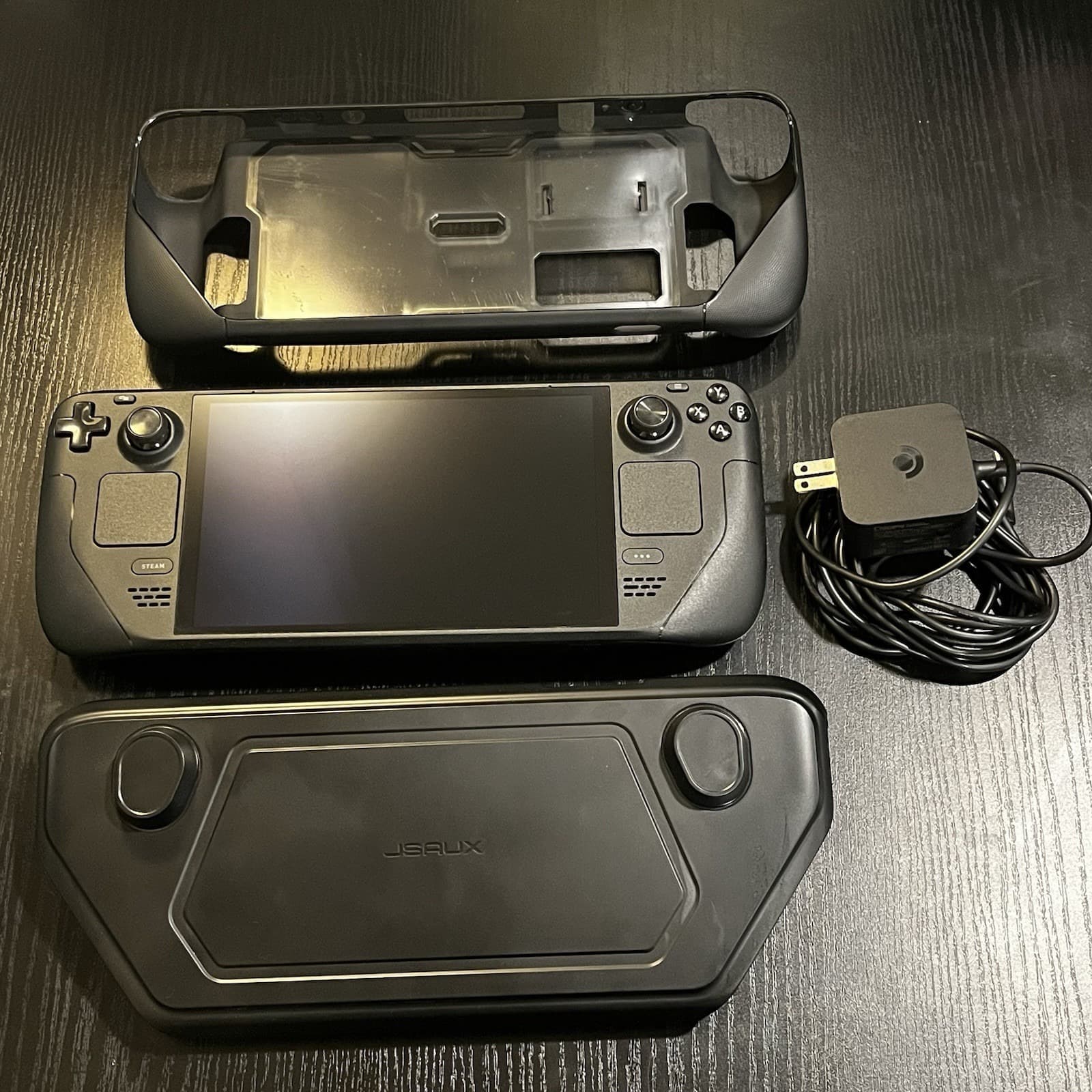 Valve Steam Deck OLED 1TB Handheld Console w/ JSAUX Case + OEM Charger - Image 1